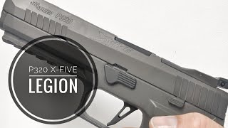 Sig Sauer P320 XFive Legion Weight a minute [upl. by Azne300]