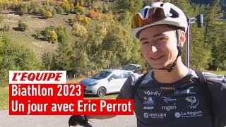 Biathlon 2023  Un jour avec lespoir français Eric Perrot [upl. by Ruttger]