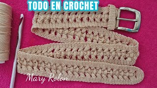 Wow INNOVADORA IDEA de CROCHET tejí FAJO cinto cinturón nuevo patrón de crochet paso a paso [upl. by Enomad297]