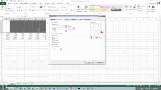 Excel 2013 Alignment [upl. by Eednim364]