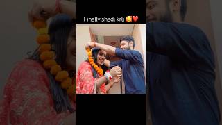 Shadi lar li 🥰❤️ bollywood song music newsong love comedy bolywoodmusic shortsfeed funny [upl. by Haily852]