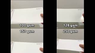 250 GSM Paper Showcase  Comparison [upl. by Frantz]