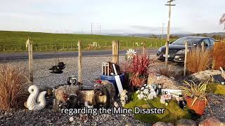 Pike River Mining Disaster Memorial Garden  Atarua Greymouth East South Island New Zealand [upl. by Strong554]