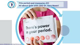 This period pad measures A1C  All about Qvin with CEO Dr Sara Naseri [upl. by Photina364]