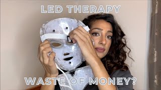 DERMALIGHT LED MASK REVIEW amp DEMO  Is It Worth Your Money  Life By Pooja [upl. by Nongim19]