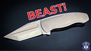 Overbuilt Monster of a Knife PMP Knives Berserker Review [upl. by Atterg]