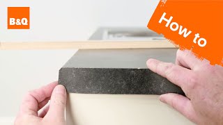 How to fit a kitchen worktop [upl. by Demmer]