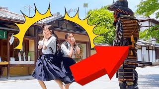 15 SAMURAI Mannequin Prank in Kyoto Japan [upl. by Hoye]