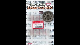 Gear Ratio Counter 51 T 23422K1ZN30 Original Honda AirBlade 125 Vario PCX ADV Stylo 160 ESP [upl. by Ailimat]