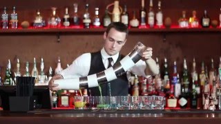 Danish Flair Bartender shows his set of Skills [upl. by Som]