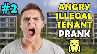 Angry Illegal Tenant Prank 2  Ownage Pranks [upl. by Akitahs]