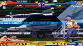 PSP Street Fighter Alpha 3 MAX  Arcade mode run max difficulty 23 [upl. by Epstein]