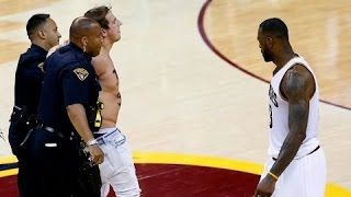 VITALYZDTV streaks onto court in Game 4 of NBA Finals is tackled by security [upl. by Plafker719]