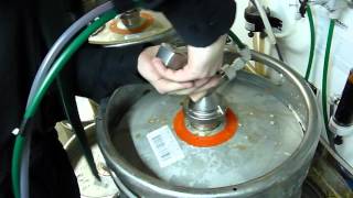 How to change a Guinness keg LIC [upl. by Kcirdek]