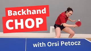 BACKHAND CHOP  top tips from a defensive expert [upl. by Neille]