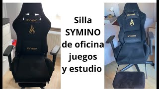 Silla ergonómica de oficina juegos y estudio Symino [upl. by Nonnahs704]