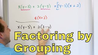 09  Factor by Grouping in Algebra Factoring Trinomials Quadratics Binomials amp Polynomials [upl. by Stander]