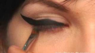 Recreate Amy Winehouses Signature Makeup Look [upl. by Spain]