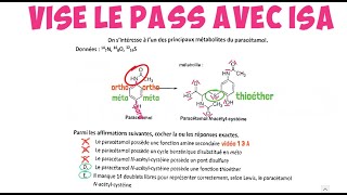 12D  Annale corrigée du PASS  UE Chimie  Liaison fonction chimique PASS UE1 PACES LAS [upl. by Maziar]