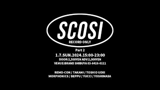 ［VINYL SET］SCOSI at BRAND Shibuya 7th Jan 2024 [upl. by Ahsinrac]