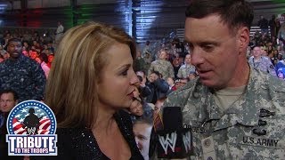 Michelle Beadle interviews Col Hodges Tribute to the Troops 2013 [upl. by Buroker129]