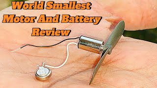 World Smallest Dc Motor With Battery Review  Use In Science Projects [upl. by Jeanie]