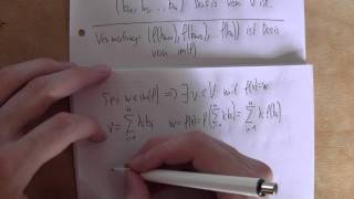 Mathematik  Dimensionssatz  Beweis  Teil 2 [upl. by Slin]