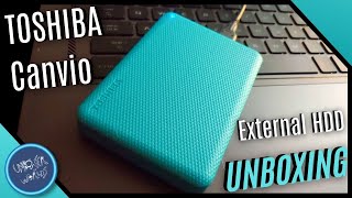 Toshiba Canvio Advance 4TB External HDD Unboxing [upl. by Namhcan]