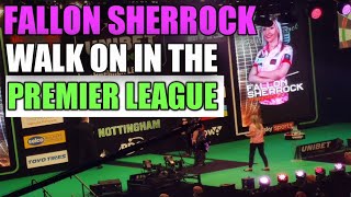 Fallon Sherrock Premier league walk on [upl. by Schultz]