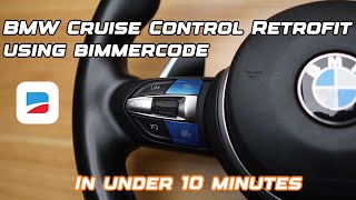 BMW Cruise Control Retrofit with Bimmercode in under 10 minutes [upl. by Barlow485]