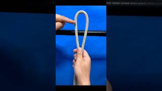 DIY How to Make a Simple Rope Ladder with Easy Knots diy shorts [upl. by Aitital]