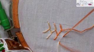 Cretan Stitch In Hand Embroidery Tutorial [upl. by Woody]