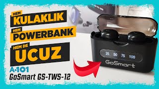 A101 e Gelen GoSmart Bluetooth Kulaklık amp Powerbank  GSTWS12 Kutu Açılışı amp İnceleme [upl. by Gorden]