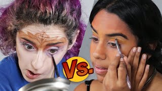 Artist Vs Beauty Lover • Makeup Challenge [upl. by Hourigan959]