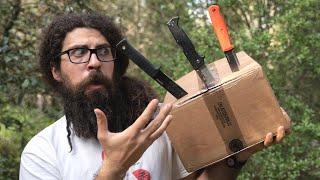 Mega Unboxing COLTELLI BushCraft e Survival a SORPRESA  Primi TEST [upl. by Elberta604]