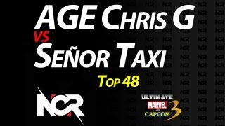 NorCal Regionals 11 UMVC3 AGE ChrisG Vs Senor Taxi  Top 48 Winners [upl. by Evreh]