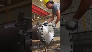 Sealing process of elbow pipe [upl. by Zsa762]