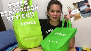 CROCS LITERIDE COMPARISON REVIEW  ShakiraLi Chebat Delos Reyes [upl. by Yesnikcm]