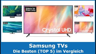 Die besten Samsung TVs amp Fernseher 2024 TOP 5 🥇 Testsieger im Vergleich gut und günstig [upl. by Hulbert280]