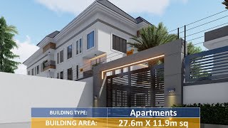 Modern Apartments House Design [upl. by Bose]