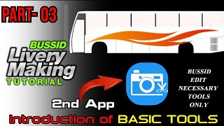 BUSSID LIVERY MAKING TUTORIAL SERIES  Part 03  PHOTO EDITOR APP TUTORIAL [upl. by Ihc]