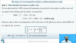 Design of rectangular plain sedimentation tank [upl. by Lurline421]