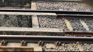 Switch in the type of tracks  Ballast to Ballast less  Chennai MRTS  shorts [upl. by Onnem]