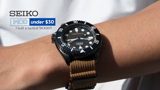 Seiko Watch Modding Doesnt have to be Expensive  SKX007 PVD Case [upl. by Jasmina963]