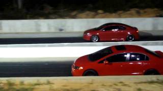 07 Civic Si Vs Scion Tc bolt ons [upl. by Smaj]