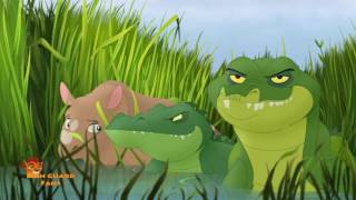 Beshte and Basi save Young Rhino  The Lion Guard Clip [upl. by Deacon]