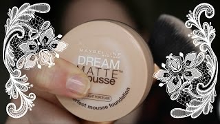 How I Apply Maybelline Dream Matte Mousse Foundation [upl. by Nediarb]