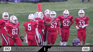 PTCI Football Spearman vs Texhoma 92917 [upl. by Anreval]