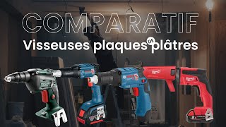 COMPARATIF  Visseuses plaques de plâtres avec Steve And Wood [upl. by Einaffyt]