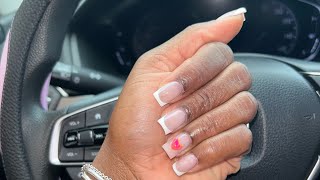 It’s Vlog Day… Nails  pedicure  uniform advantage  hobby lobby [upl. by Doersten]